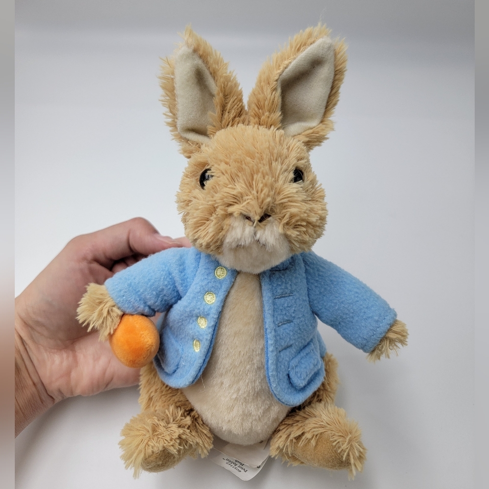 Gund Peter Rabbit 8" Stuffed Soft Plush Beatrix Potter Carrot 2018 Nursery Baby
